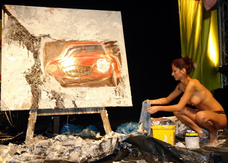 Live-Action-Painting mit Günter Edlinger